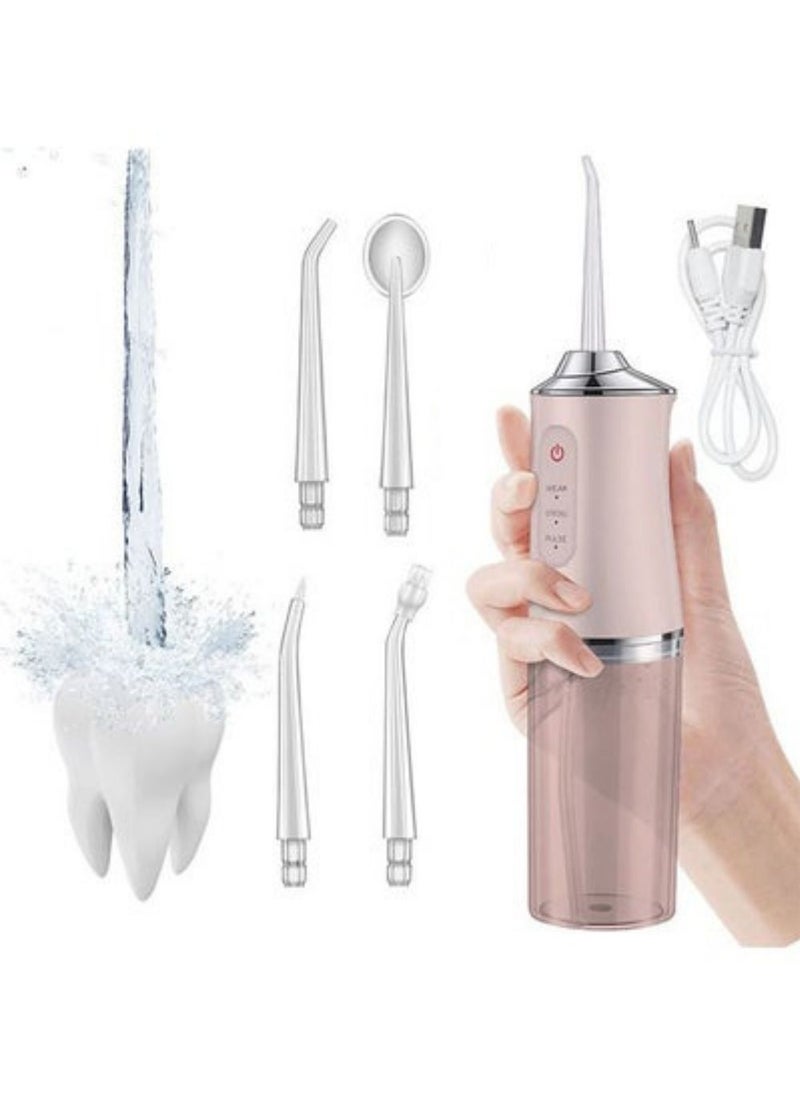 Elaimei - Water Flossers For Teeth USB Rechargeable Water Teeth Cleaner Picks  With 4 Nozzles - Image 1