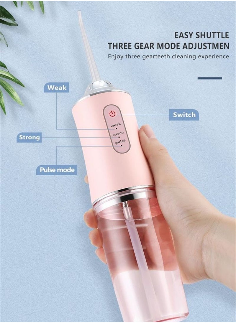 Elaimei - Water Flossers For Teeth USB Rechargeable Water Teeth Cleaner Picks  With 4 Nozzles - Image 1
