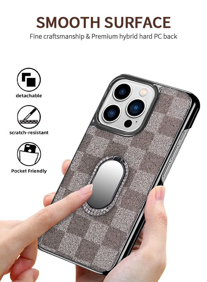 GROIC IPhone 14 Pro Case 6.1 Inch,Sparkle Diamond Cover Slim Protective Case,Back Case & Ring Stand + Camera Lens Protector IPhone 14 Pro Cover - Image 3