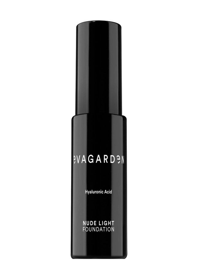 evagarden فوندشن نود لايت من إيفاغاردن - مكياج سائل وحسي - بخصائص مرطبة - تغطية ناعمة تخفي العيوب الصغيرة لمظهر خالي من العيوب - 281 عاجي - 1.01 أونصة - Image 1