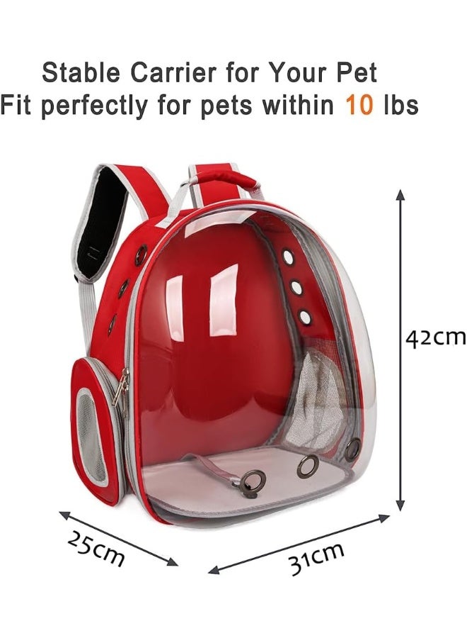 Neostyle NeoStyle Cat Carrier Bubble Bag, Transparent Breathable Capsule Backpack, Pet Convenient Carrier Bag for Small and Medium Cats Dogs. Hiking, outdoor use  - Image 2