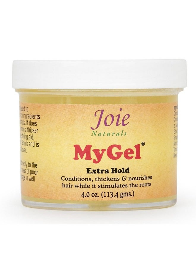 ILIOS - Joie Naturals Mygel Extra Holdhair Styling Gel Moisturizing Formula With Plant Oils And Herbal Extracts Curly Hair Gel For Twists Braids And Locks 4 Oz Packaging. - Image 1