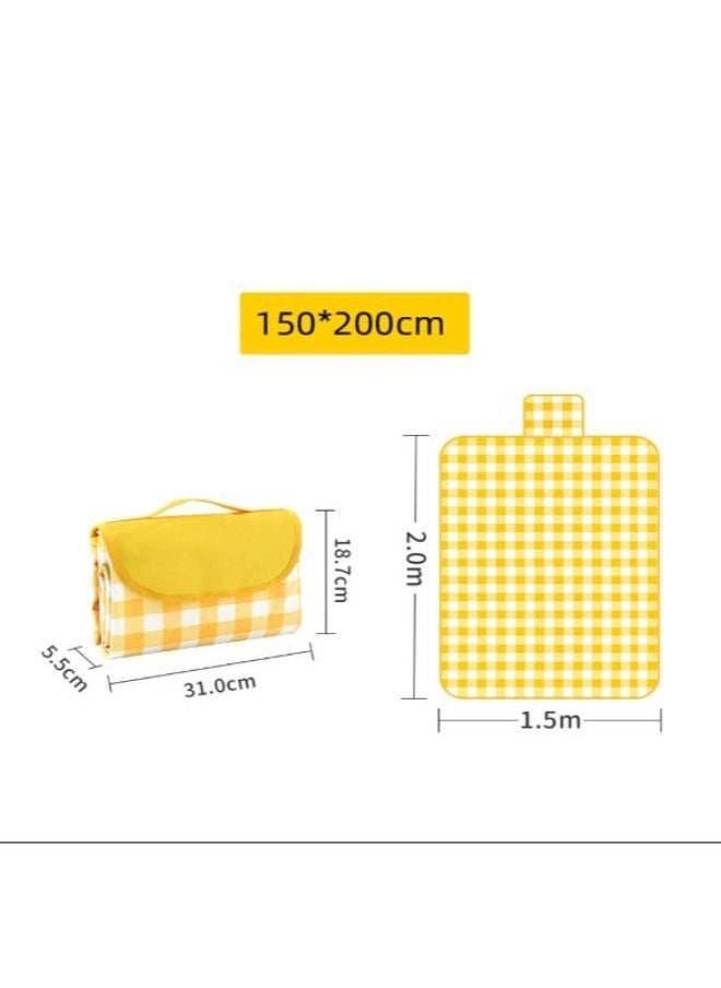 Generic Outdoor Picnic Mat, Waterproof and Moisture-proof Portable Foldable Field Camping Mat, Tablecloth Tourist Mat Beach Blanket  - Image 4