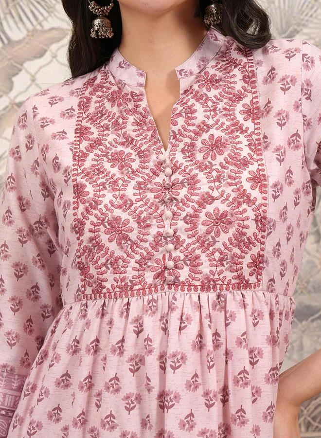 Vishudh Floral Tiered Dress