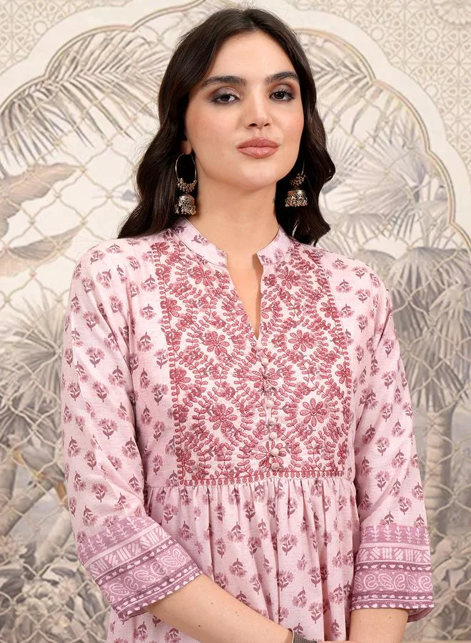 Vishudh Floral Tiered Dress