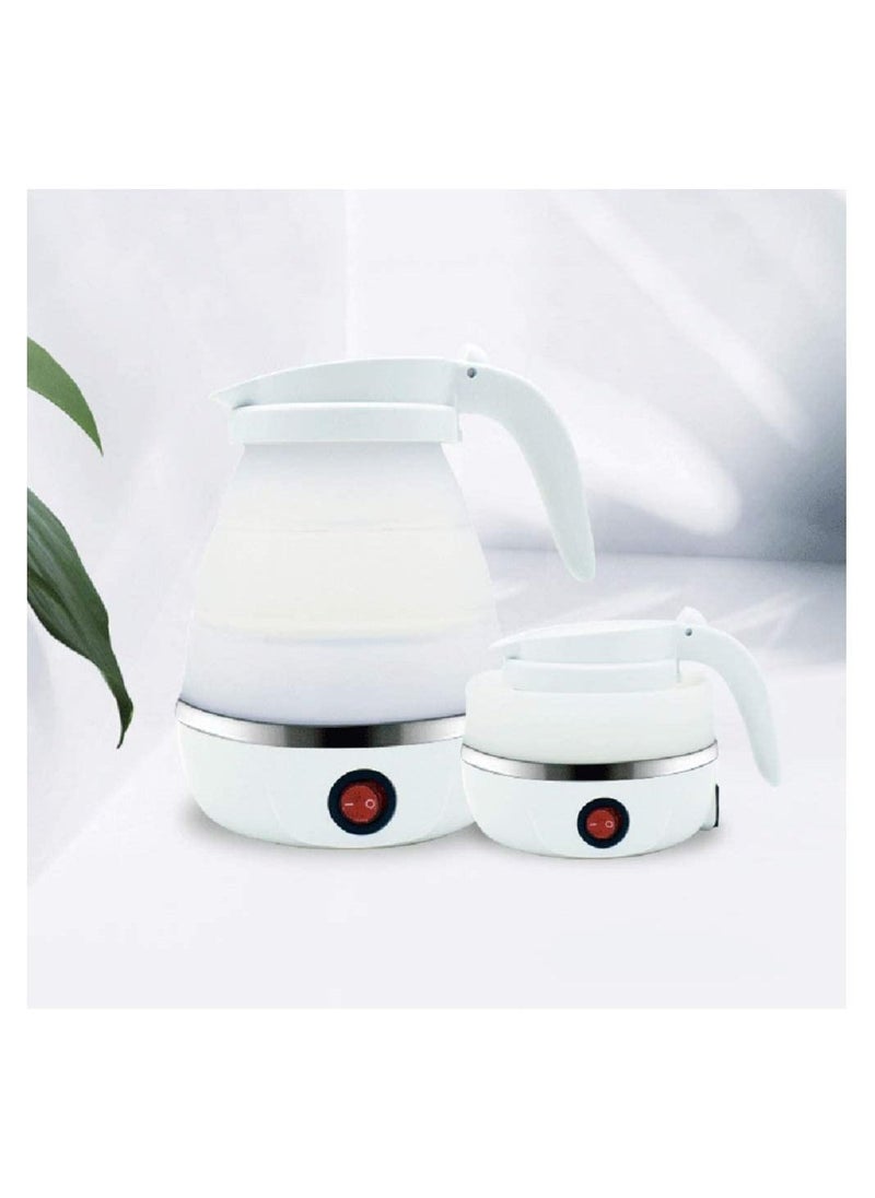 Travel Foldable Electric Kettle, Collapsible Water Boiler for Coffee Tea, Small Electric Kettle Food Grade Silicone, Boil Dry Protection, Water Heater Used in Coffee - Image 5