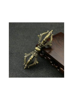 WYBOT Tibetan Buddhist Pendant Antique Bronze Copper Dorje Vajra Pestle Prayer Ruyi Charms Religious Phurba Jewelry Pendant Meditation Yoga Crafts for Necklace Keychain  - Image 3