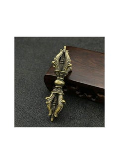 WYBOT Tibetan Buddhist Pendant Antique Bronze Copper Dorje Vajra Pestle Prayer Ruyi Charms Religious Phurba Jewelry Pendant Meditation Yoga Crafts for Necklace Keychain  - Image 5