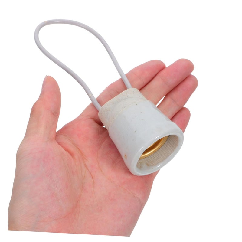 Ceramic Lamp Socket Screw Base High Temperature Resistant Rainproof Sealed Pendant Light Holder - Image 5