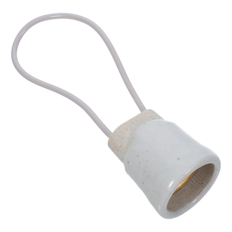 Ceramic Lamp Socket Screw Base High Temperature Resistant Rainproof Sealed Pendant Light Holder - Image 2