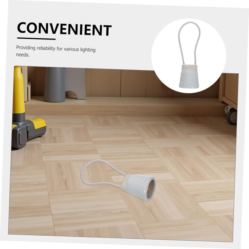 Ceramic Lamp Socket Screw Base High Temperature Resistant Rainproof Sealed Pendant Light Holder - Image 4