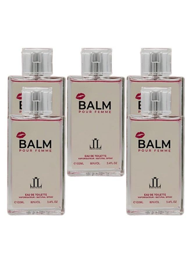 بالم 5 قطع عطر بالم للنساء 100 مل - Image 1