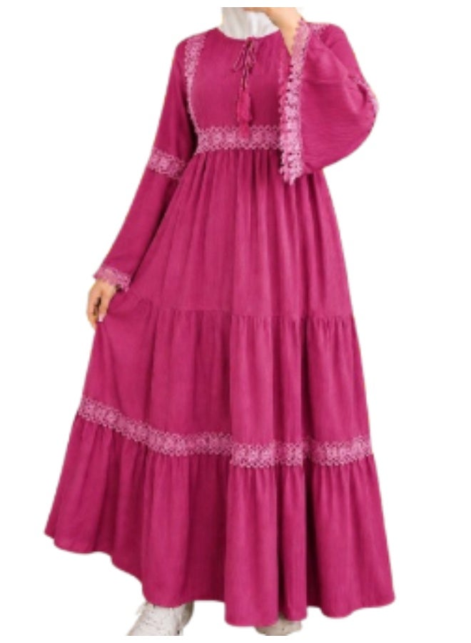 Women's Abaya in Imported CY Fabric | Luxurious, Comfortable, and Elegant Fabric – Size 2: Width 70cm – Suitable for up to 110kg