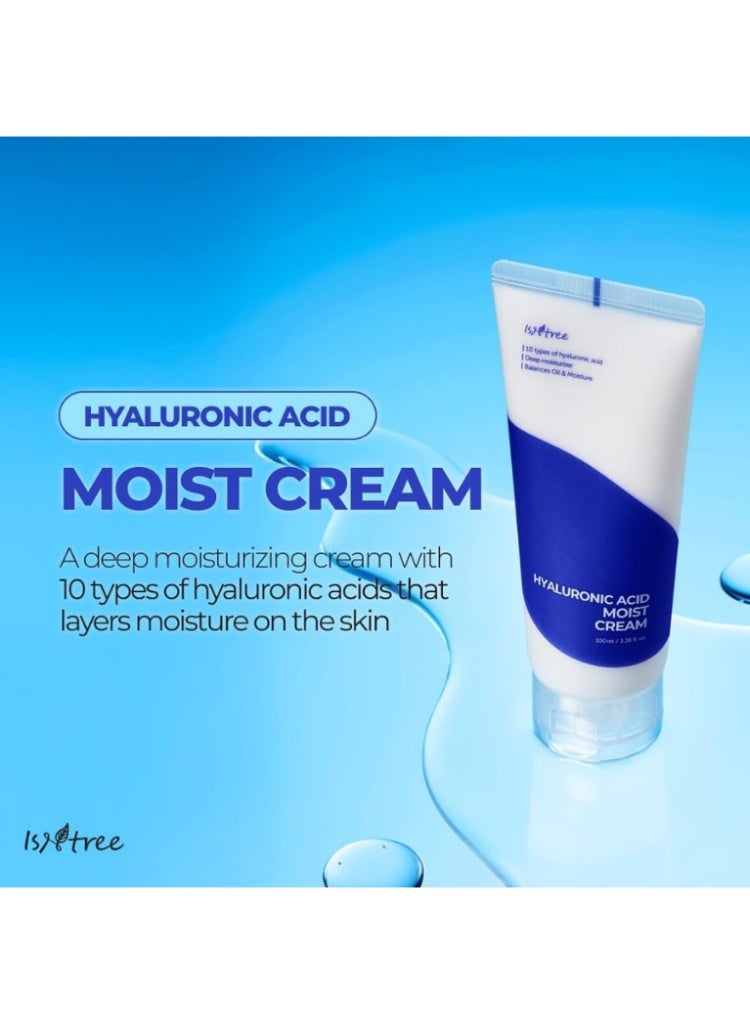 ISNTREE Hyaluronic Acid Moist Cream for Deep Moisture & Barrier Support - Image 3