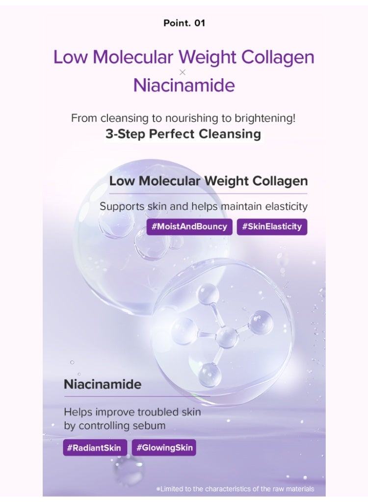 MARY & MAY Mary&May White Collagen Cleansing Foam 150ml – Brightening & Hydrating - Image 5