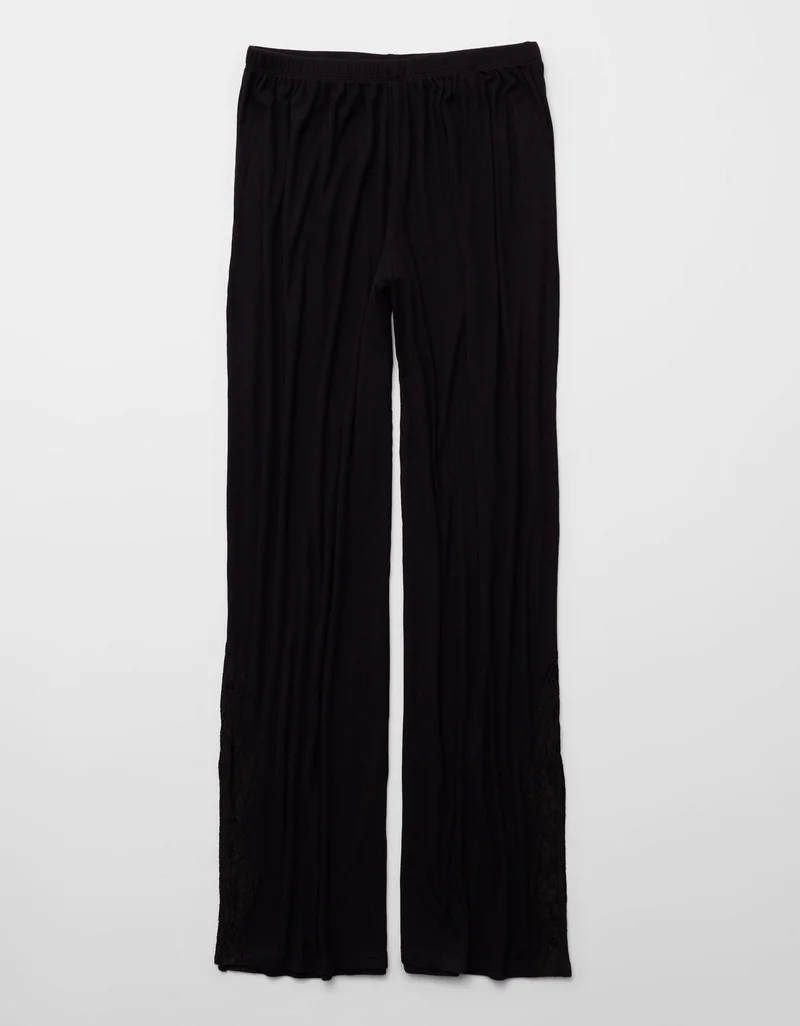 Aerie  OVERSLEPT by Aerie Real Soft Ribbed Trouser PJ for Women | Best Price UAE