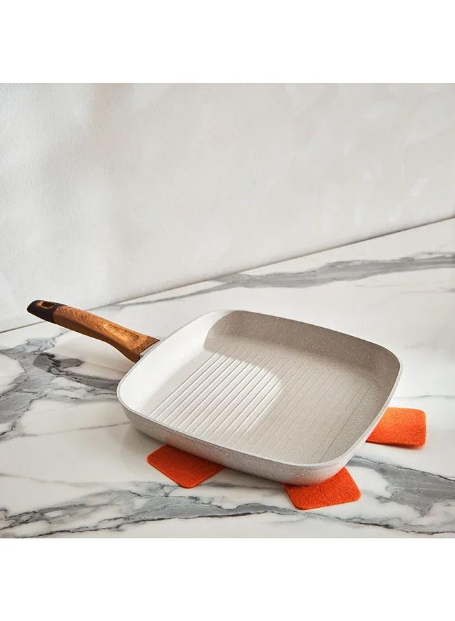 Home Box La Natura Forged Induction Grill Pan with Trivet 48.5 x 7.5 x 28 cm