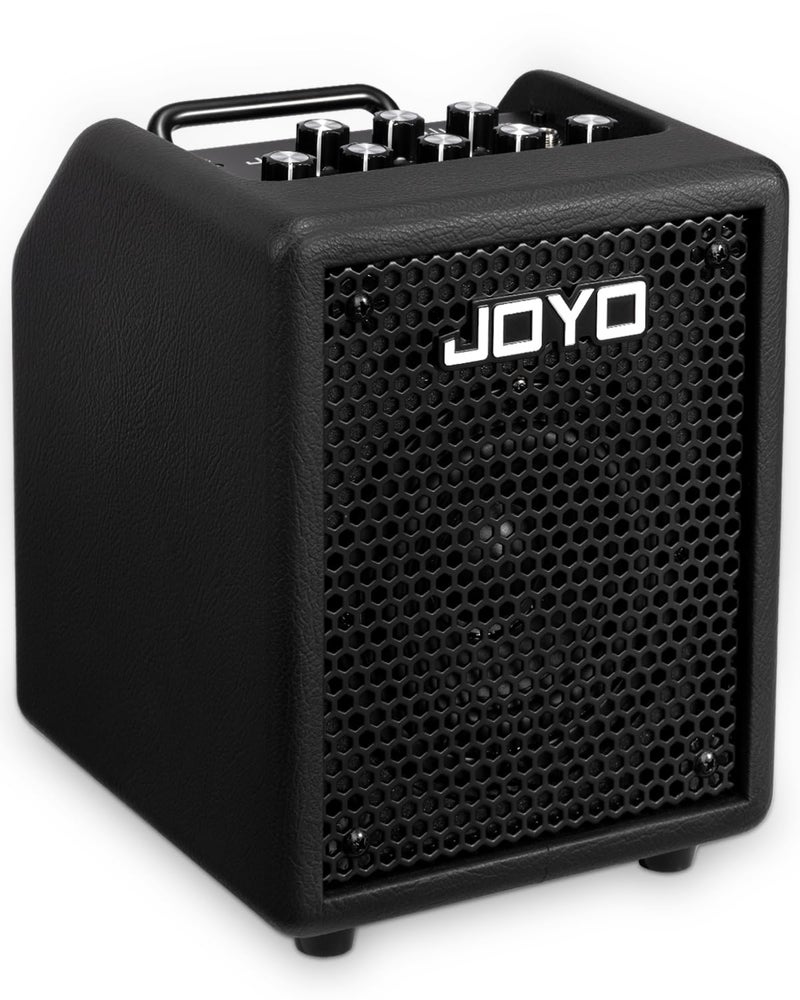 JOYO 30W Bass Amp Portable Combo Amplifier 4" Speaker with Bluetooth 5.1 + OTG Direct Recording | 3-Band EQ + Compressor | Headphone Practice for Bassist Livestream Solo Gigs (Vibe Cube BA-30, Black) - Image 1