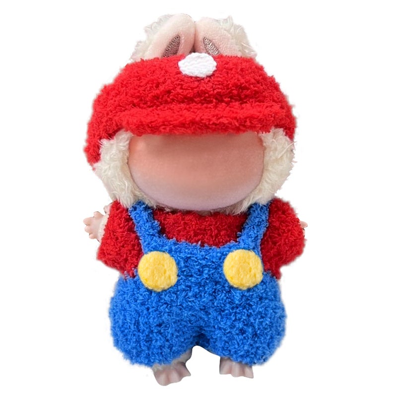 GerdfeiTawtab Clothes Fit for 17CM Doll Fashion Doll Clothes Outfit Set Cute Theme Designer Toys Dress Accessories for Collector Fans Display Case Red Blue Set - Image 2