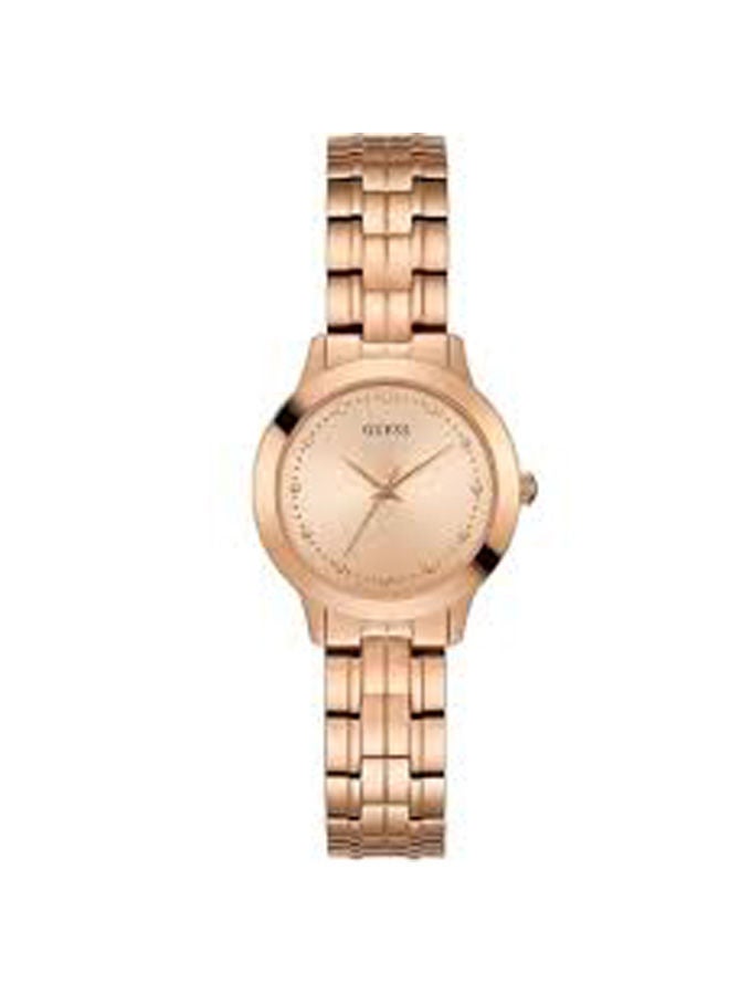 جس ساعة يد من ستانلس ستيل عقارب و مقابض W0989L3 - Image 1