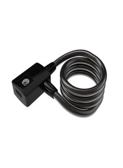 AGYMNX Bluetooth/Fingerprint Bike Lock 3.28ft Stainless Steel Cable Anti-Theft Bicycle Lock Waterproof USB Chargable For Bike Motorcycle  - Image 1