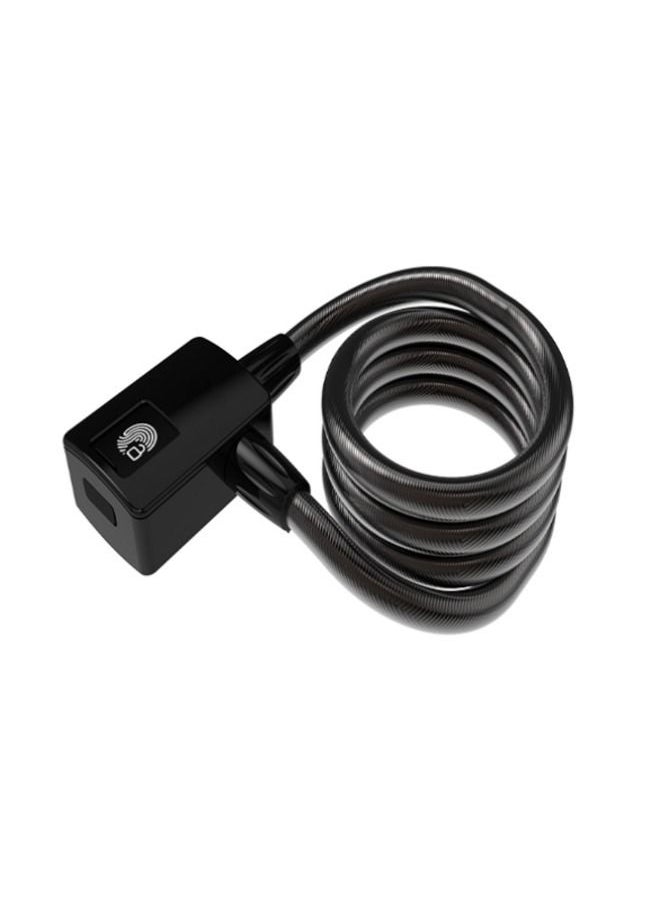 AGYMNX Bluetooth/Fingerprint Bike Lock 3.28ft Stainless Steel Cable Anti-Theft Bicycle Lock Waterproof USB Chargable For Bike Motorcycle  - Image 1
