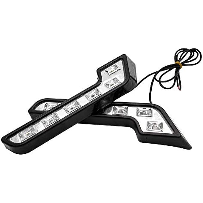Maso 2Pcs 6Led Daytime Running Light Car Drl White Front Light Dc12V - Image 4