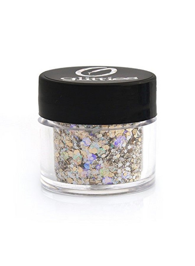 Glitties Vanilla Bean Holographic & Matte Chunky Mixed Glitter ✶ Cosmetic Grade ✶ Festival Body Glitter, Makeup, Face, Hair, Lips, Nails (10 Gram) - Image 2