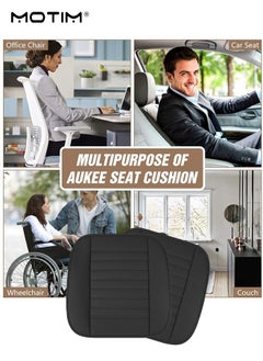 Car Seat Cushion with Comfort Memory Foam, PU Leather Car Seat Cushion Cover, Car Seat Protection Cover Accessories Compatible with 95% Vehicle Fit for Auto Car Supplies Office Chair - pzsku/Z4B7CBBAF82B3DAC2EF75Z/45/_/1730171770/a940f0c4-5546-40e6-a0a3-07e2afd5017b