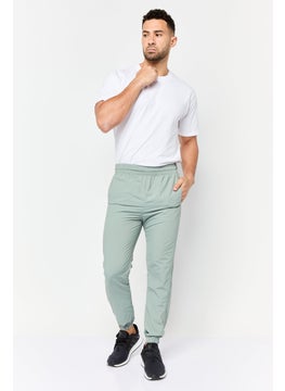 Reebok Men Sportswear Fit Training Track Pants, Sage Green  - Image 3