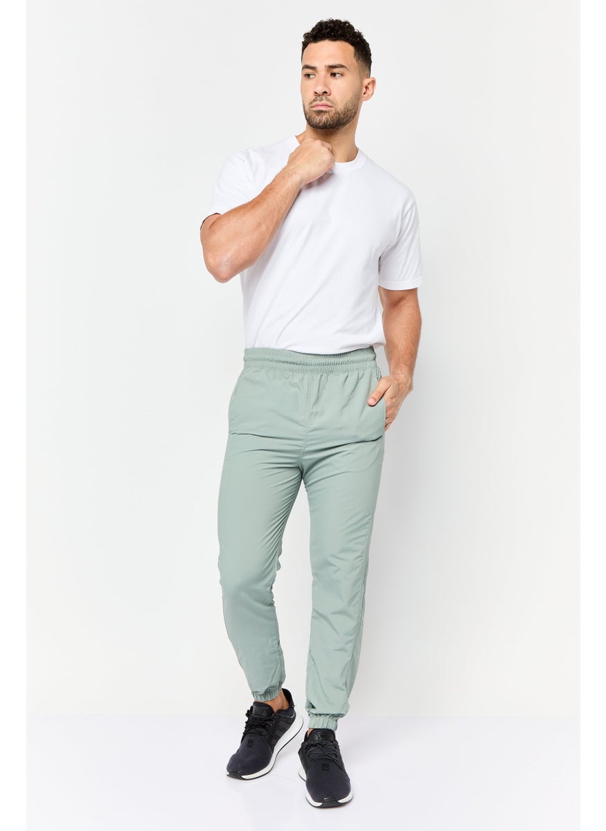 Reebok Men Sportswear Fit Training Track Pants, Sage Green  - Image 3