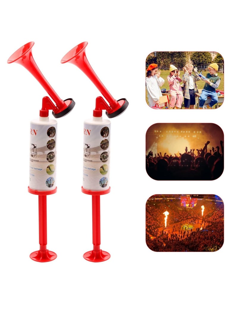 Mini Air Horns, Noise Makers Prank Kit, Loud Sound Non-Toxic Party Horns for Children, Fun Birthday Party Favors and Goodie Bag Fillers for Kids, 2 Pcs