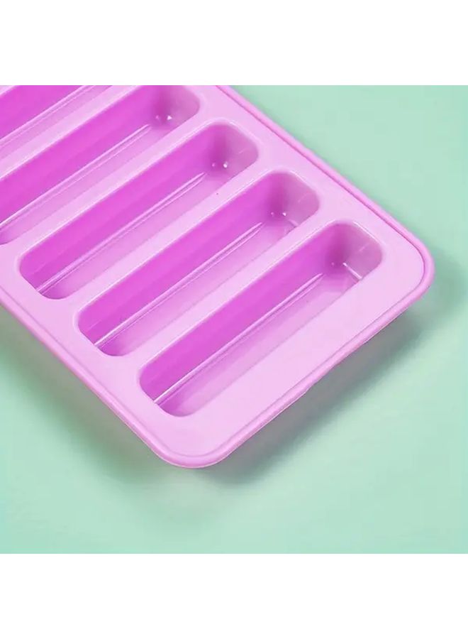 Purple Non Toxic Silicone Baking Mold For Finger Candy Long Strip Chocolate Decorating Easy Release Durable - Image 3