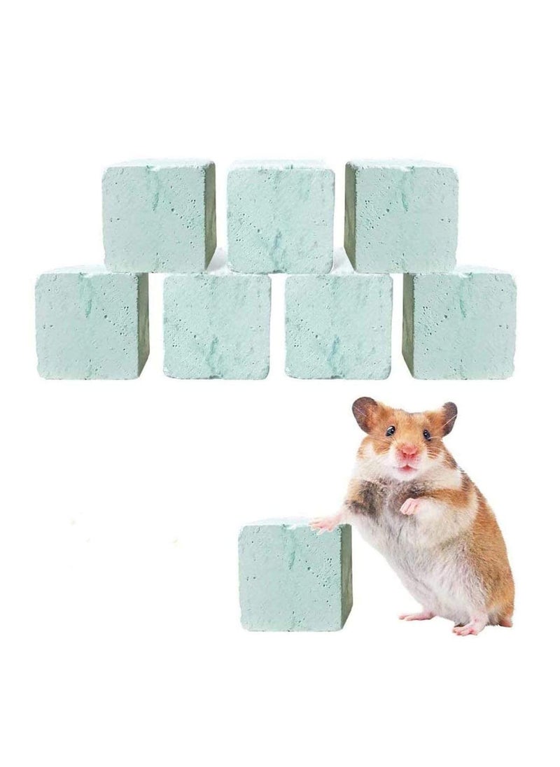 Rat Lava Block Chew Toy,Chinchilla Bites Calcium Cubes Stone for Grinding Teeth,Hamsters Supplies