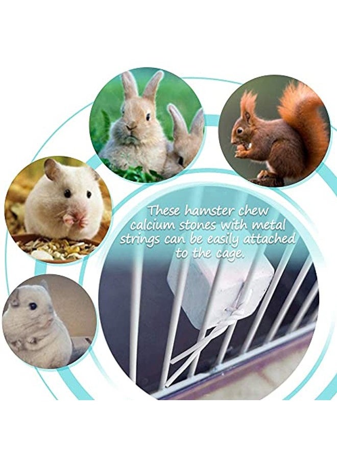 Rat Lava Block Chew Toy,Chinchilla Bites Calcium Cubes Stone for Grinding Teeth,Hamsters Supplies