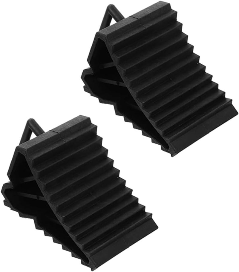 2pcs Wheel-Slip Chocks Car Tyre Skid Stopper Auto Tyre Skid Stopper for Rv Wheel Chocks for Boat Trailers for Rv Trucks - Image 1