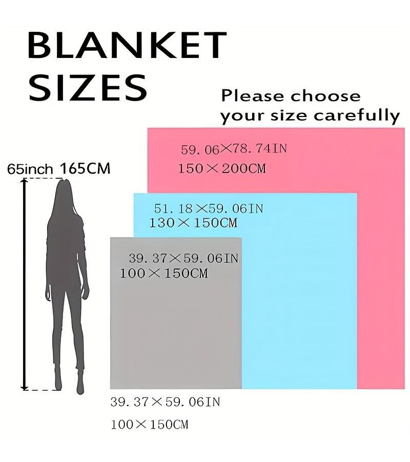 1pc Design Printed Flannel Throw Blanket 39.37x59.06inch Oversized Soft and Comfortable Nap Blanket with Bold Bright Avant Garde Style Featuring Pink Hearts Leopard Print and Elemental Patterns - Image 3