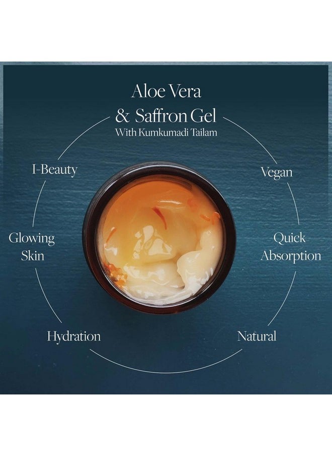 SADHEV - Aloe Vera And Saffron Gel With Kumkumadi Tailam - 50Gm - Image 1