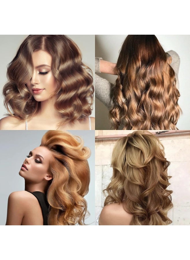 Plastic Hair Rollers – Set of 10 Medium-Size Curlers for Easy, Natural Hair Styling at Home - Image 4