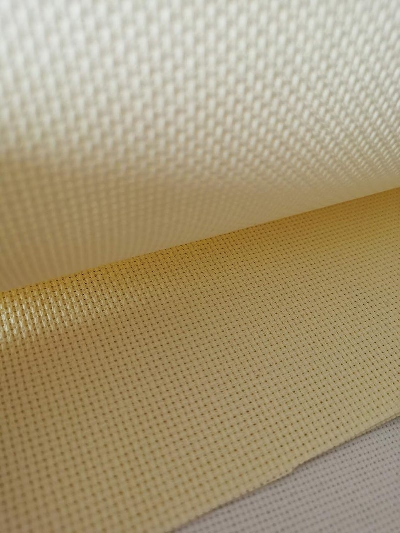 KCS 59" x 1 Yard (93cmx149cm) 14ct Counted Cotton Aida Cloth Cross Stitch Fabric (Cream) - Image 4