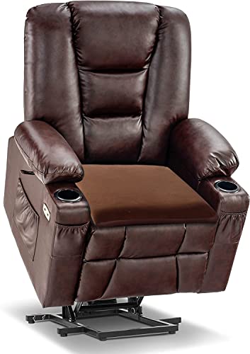 Sigmat Recliner Cushion for Elderly with Memory Foam 20x20x3 Inches Large Square Seat Cushion for Recliner Chair, Floor Pillow, Truck Seat Cushion Coffee - Image 2