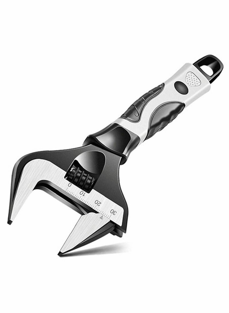 SYOSI Multifunction Adjustable Spanner with Scale, Large Opening Universal 6inch Pipe Repair Hand Tool - Image 1