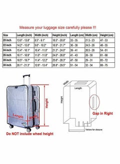 أغطية حماية شفافة من مادة البولي فينيل كلوريد لحقيبة السفر، وغطاء حقيبة عربة الأمتعة (24 بوصة) - pzsku/Z4B7DD4C7EADE8D78C1A2Z/45/_/1716942752/1ea9f369-5553-4989-b610-bf3c2d64c476
