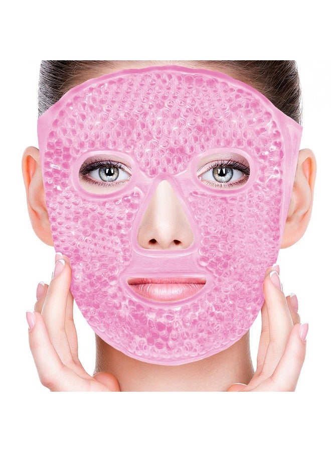 Wegopro Cold Face Eye Masks, Ice Face Mask Hot Cold Compress, Dark Circles, Puffiness, Migraines, Headache, Stress Relief - Image 1