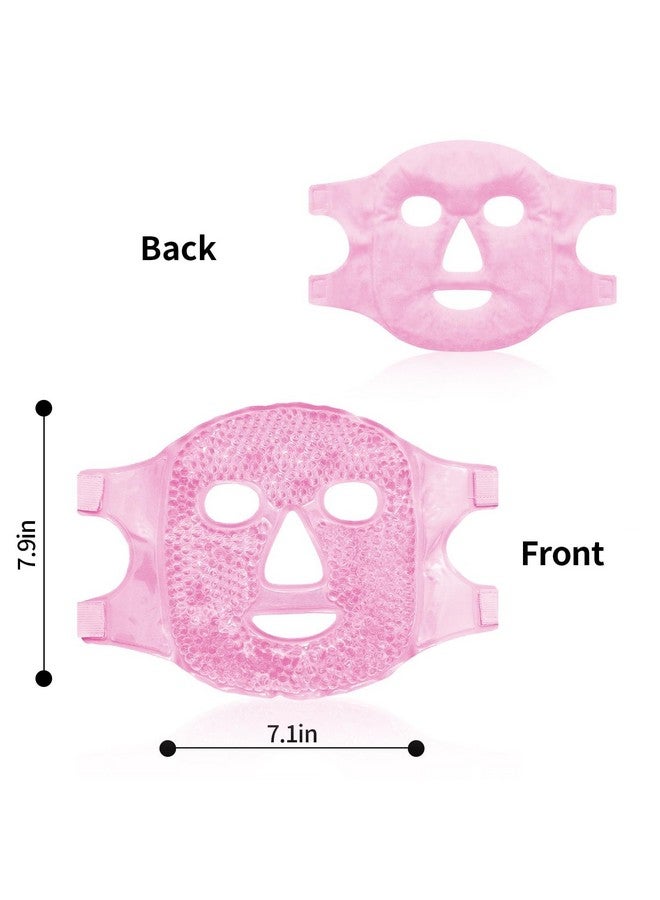 Wegopro Cold Face Eye Masks, Ice Face Mask Hot Cold Compress, Dark Circles, Puffiness, Migraines, Headache, Stress Relief - Image 3