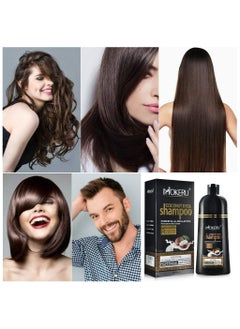 MOKERU Mokeru Coconut Black Hair Color Shampoo Dye, 500ml (Coconut black)  - Image 2