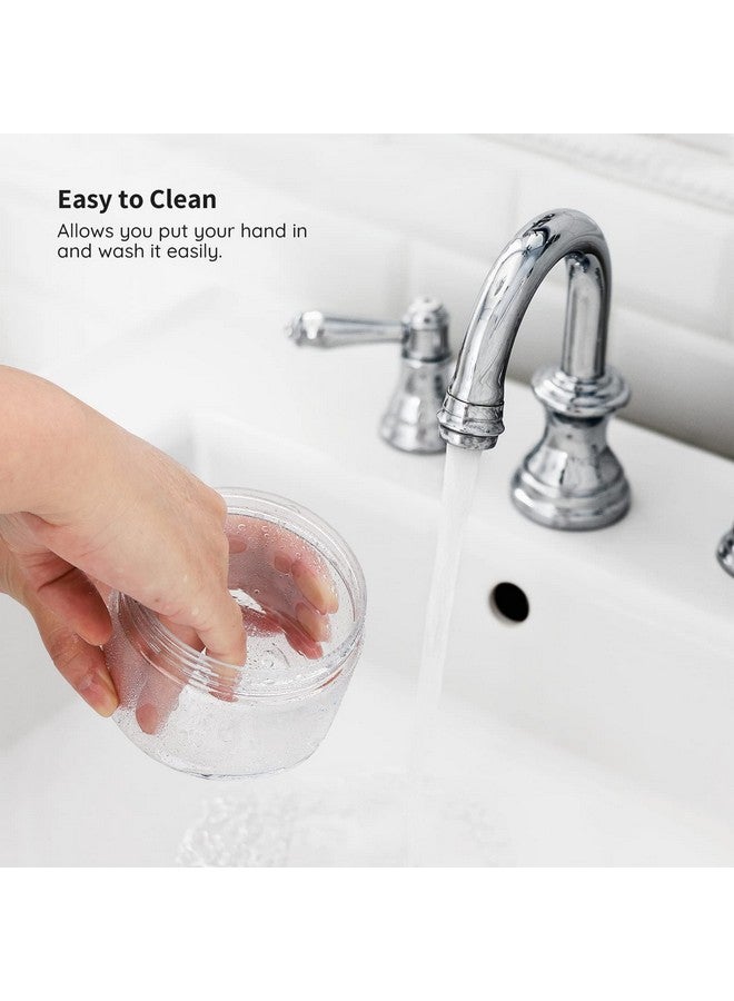 سيج بيوتي زجاجات مضخة بلاستيكية شفافة من Segbeauty، عبوة من 3 قطع سعة 10.1 أونصة، موزع لوشن واسع الفم قابل لإعادة التعبئة مع ملصقات، زجاجة شامبو وبلسم فارغة سعة 300 مل، حاوية صابون سائل للسفر والفنادق والحمام - Image 4