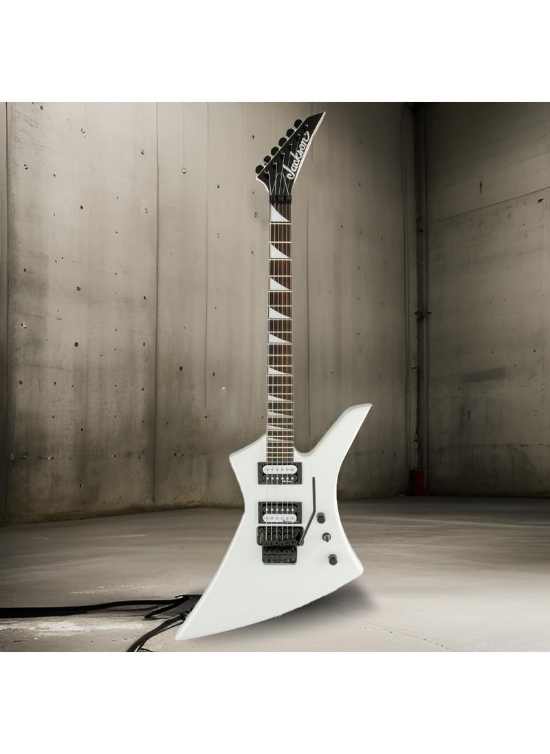 Jackson JS Series Kelly JS32 Electric Guitar Snow White Bundle with Jackson Hardshell Case 2 items