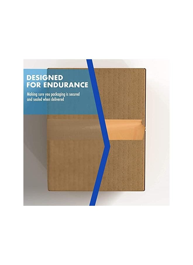 PROMASS promass Brown Packaging Tape | 2 inches x 50 yards Strong Heavy Duty Packing Tape for Parcel Boxes, Moving Boxes, Large Postal Bags, Office Use [6 Rolls]  - Image 4