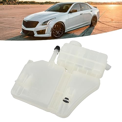 Raguso Engine Coolant Expansion Tank Radiator Reservoir Tank Water Coolant Reservoir Tank Engine Coolant Overflow Tank Radiator Expansion Tank Replacement 22948113 For CTS ATS - Image 5